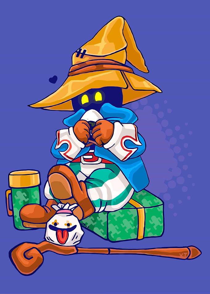 Black Mage Chibi Art