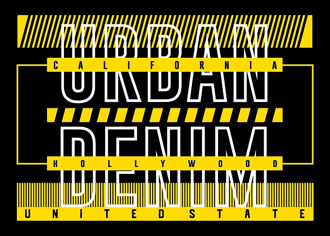 Urban Denim Graphic