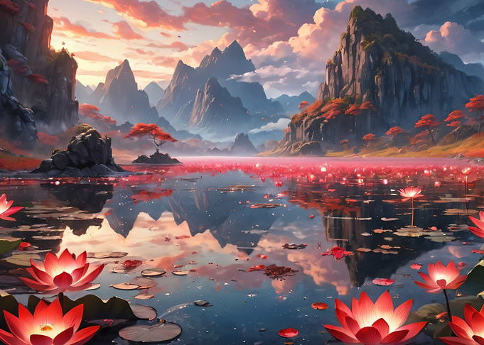 Serene Mountain Lake