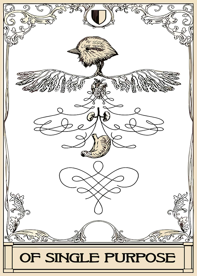 Single Purpose Bird Illustration