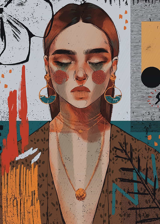 Woman with Closed Eyes