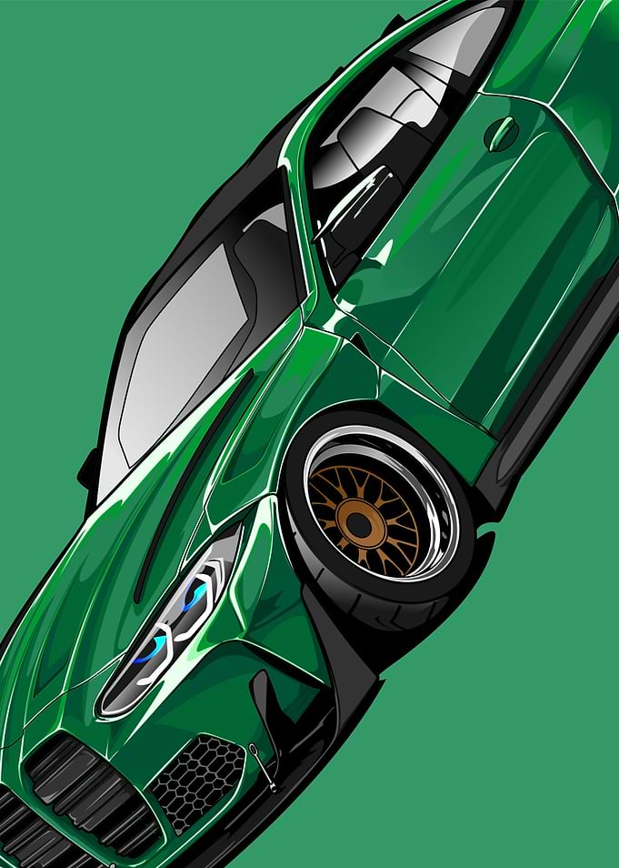 Green BMW M4