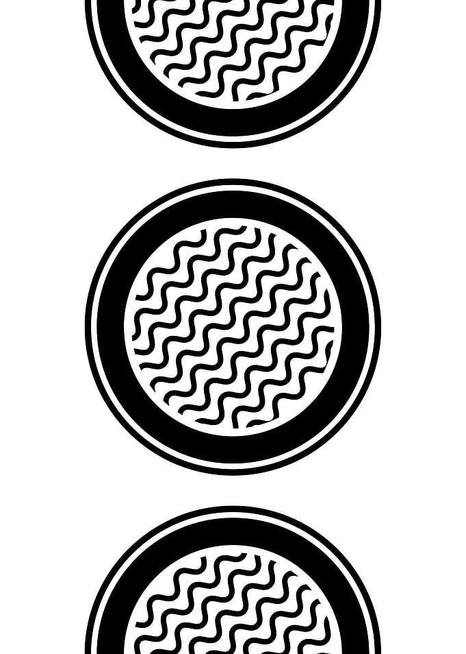 Wavy Circle Pattern