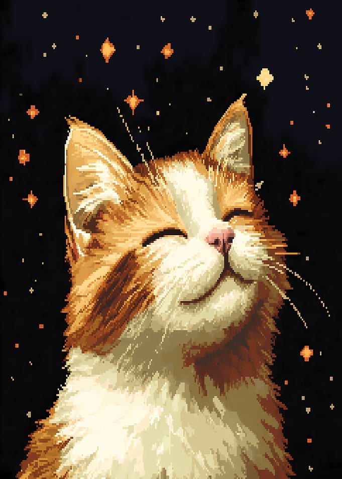 Smiling Cat in Space