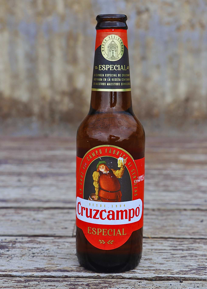 Cruzcampo Especial Beer Bottle