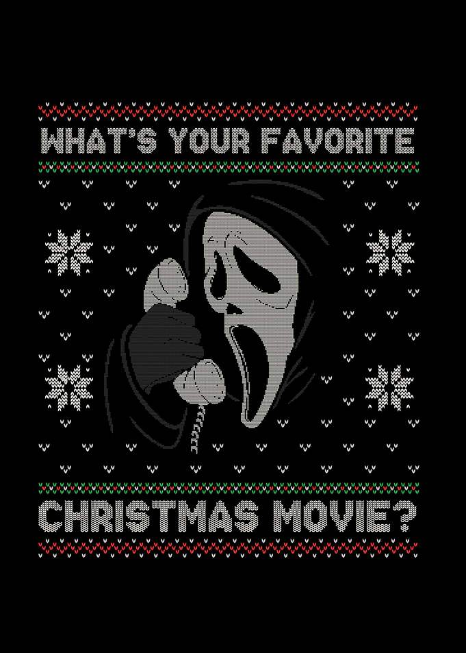 Ghostface Christmas Sweater