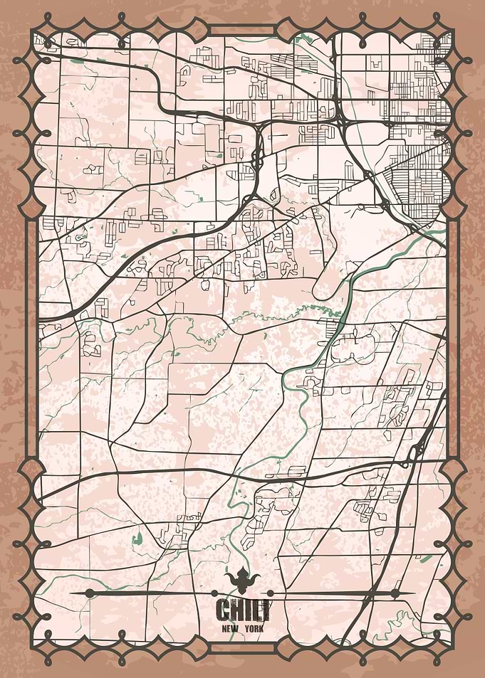 Chili, New York Map