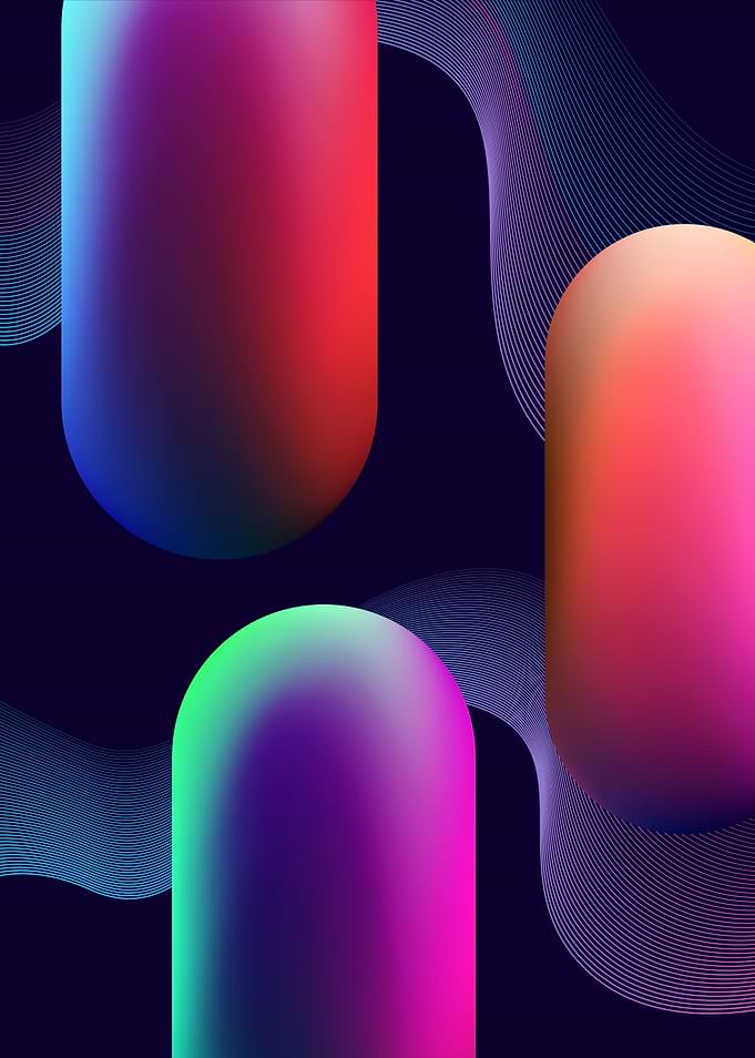 Abstract Gradient Shapes