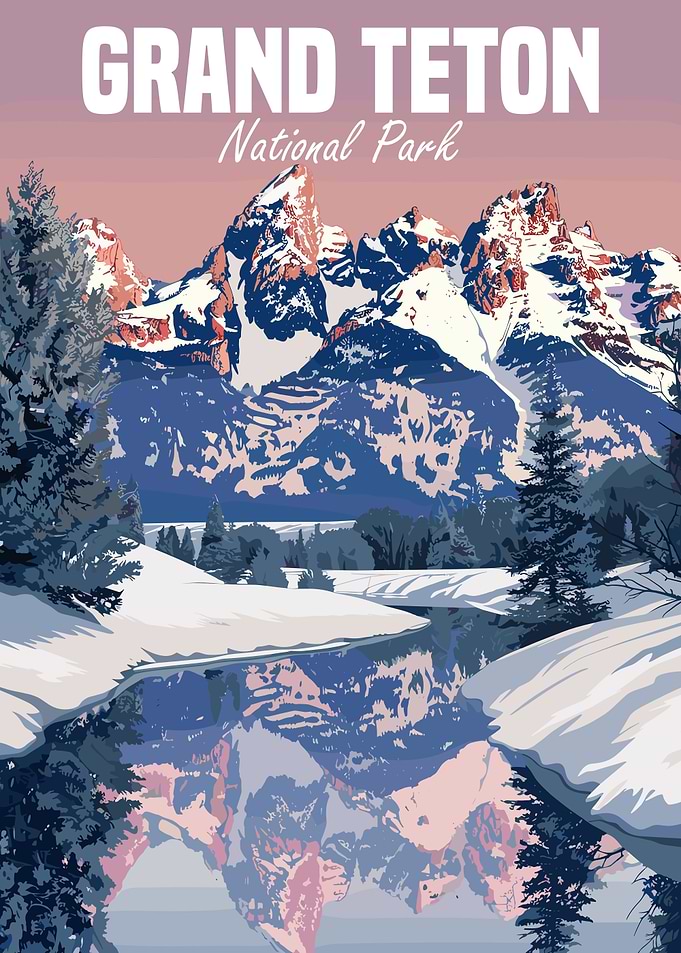 Grand Teton National Park in Winter