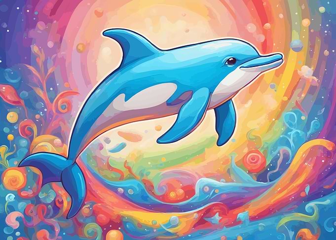 Rainbow Dolphin