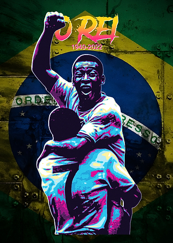 Pele Tribute Poster