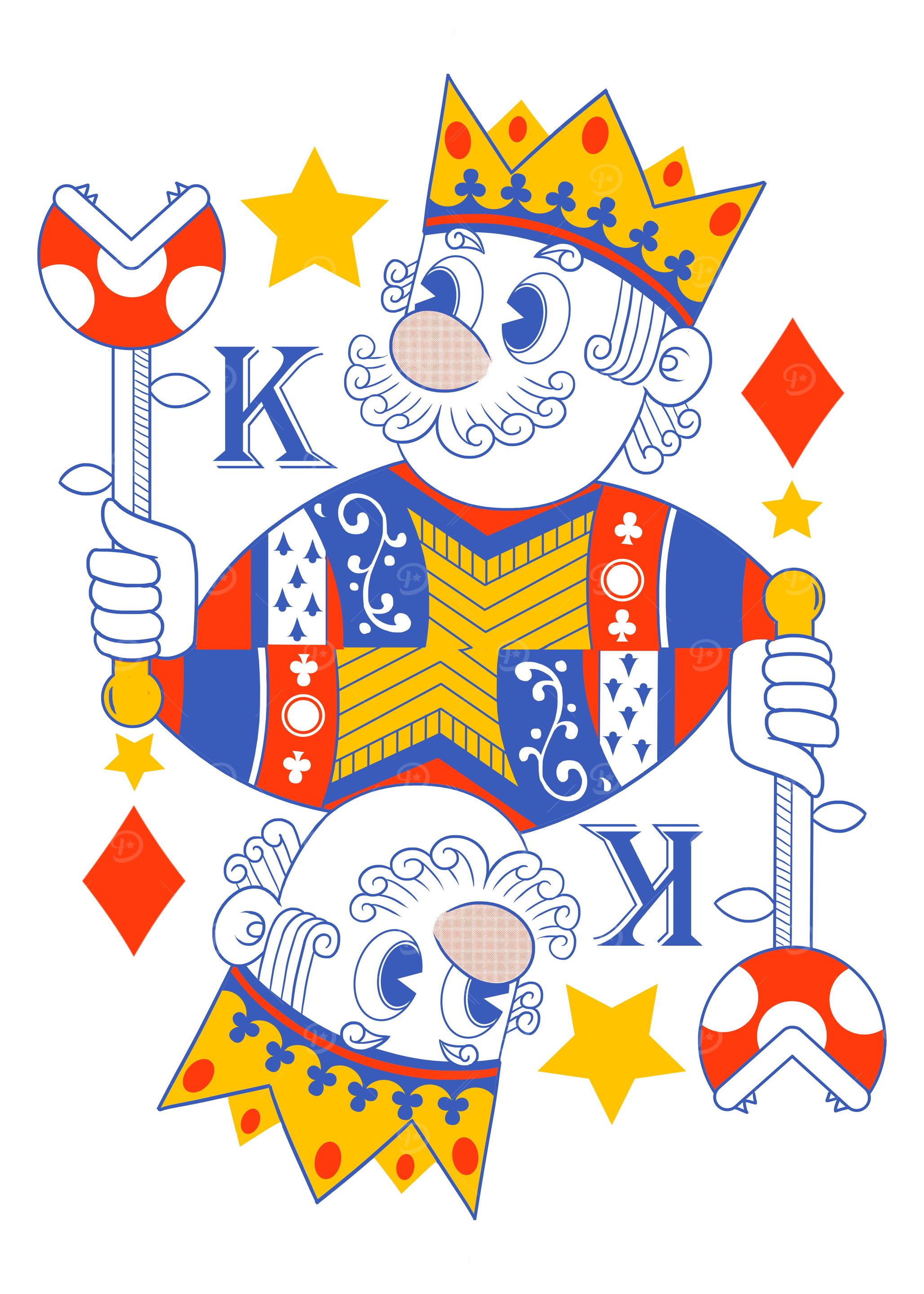 King of Diamonds Playing Card