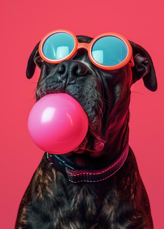 Cane Corso dog Bubblegum