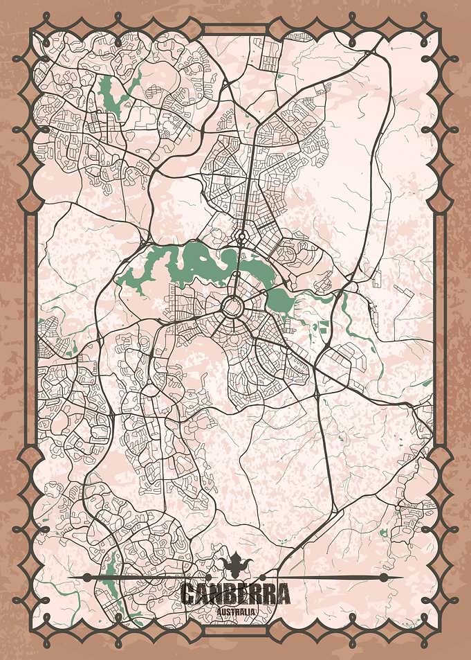 Canberra City Map