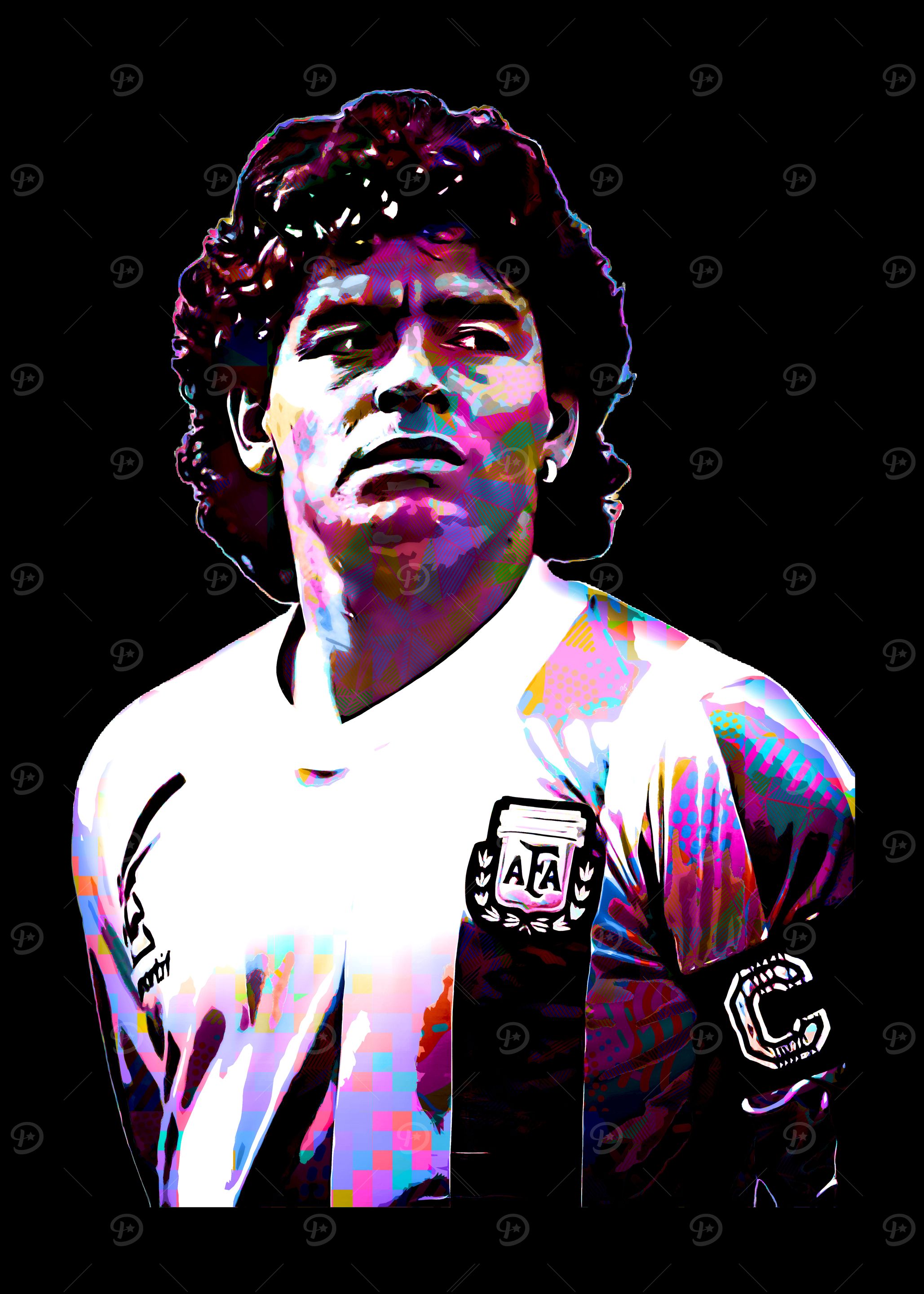 Diego Maradona Pop Art