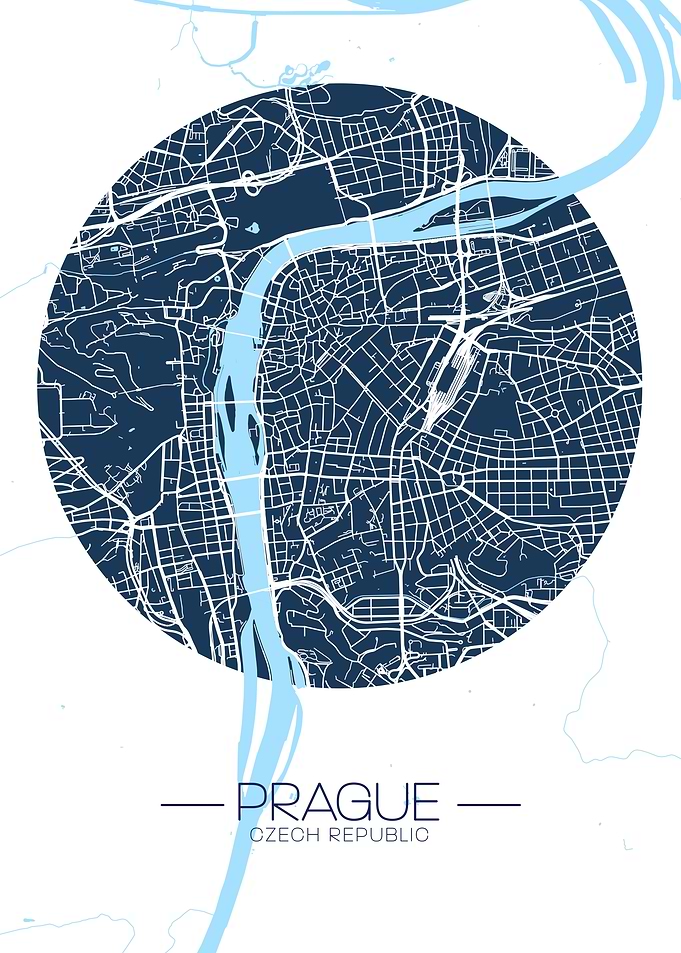 Prague City Map