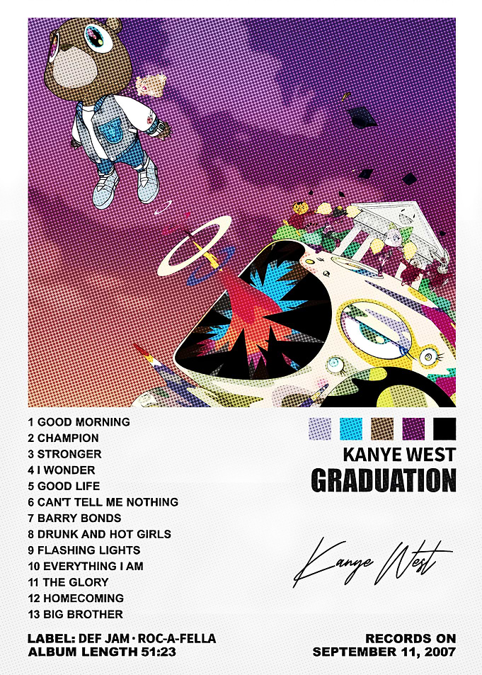 Kanye West Graduation Album Cover