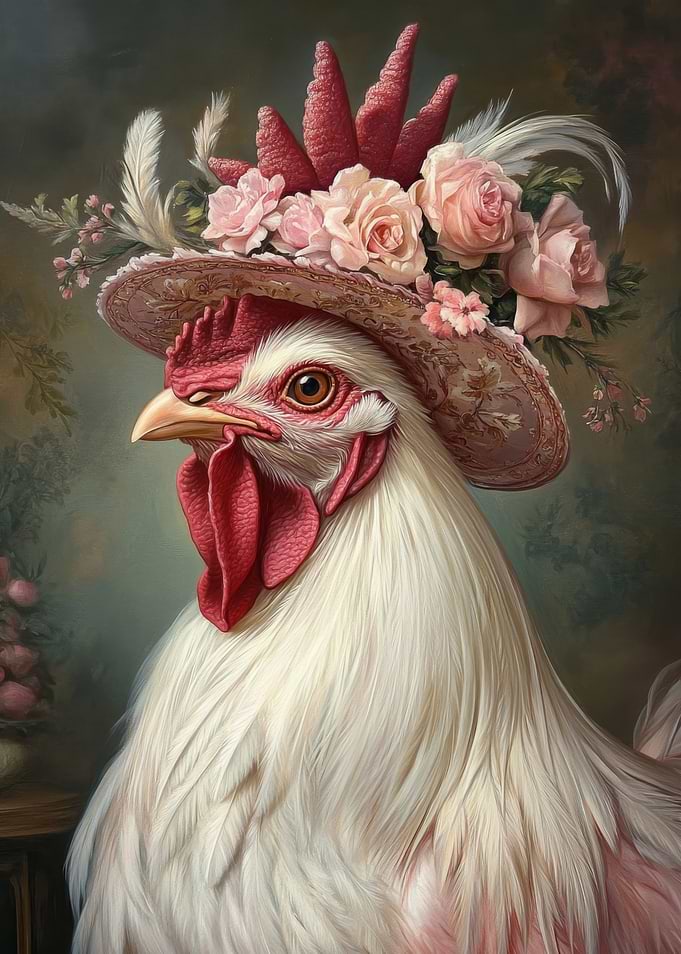 Rooster in a Hat