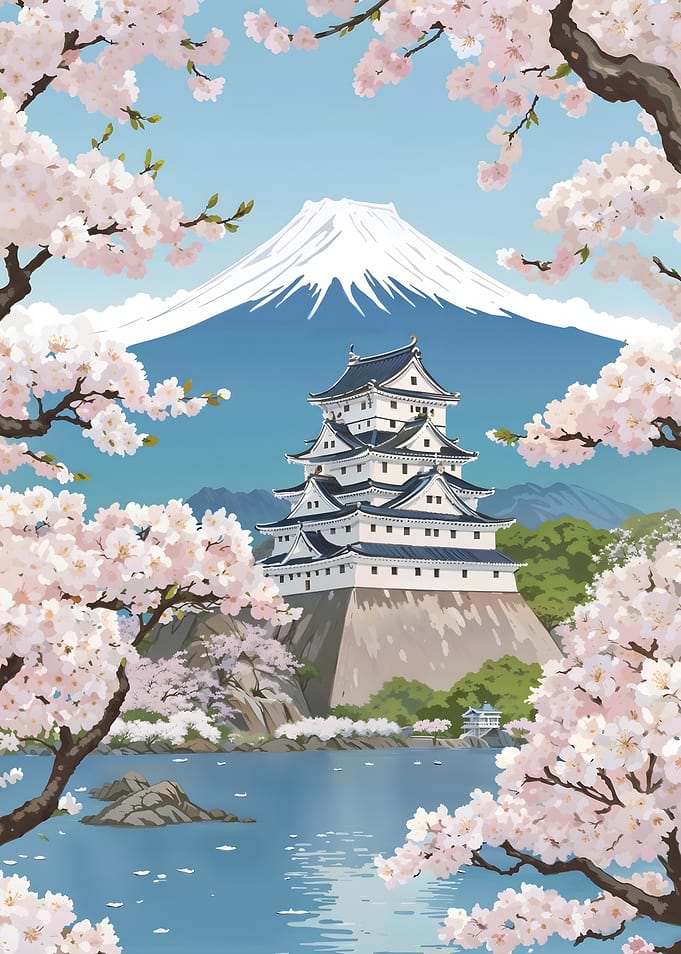 Japanese Castle & Mt. Muji
