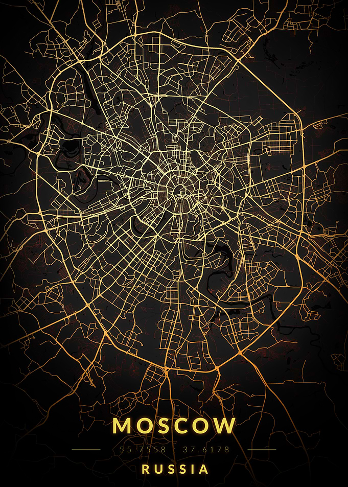 Moscow City Map