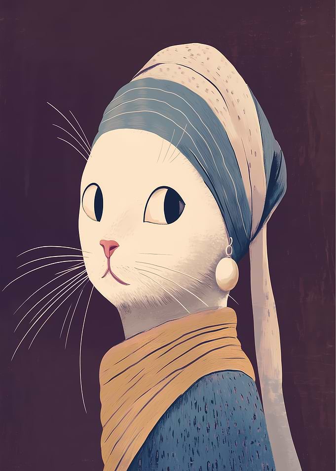 Cat in a Turban