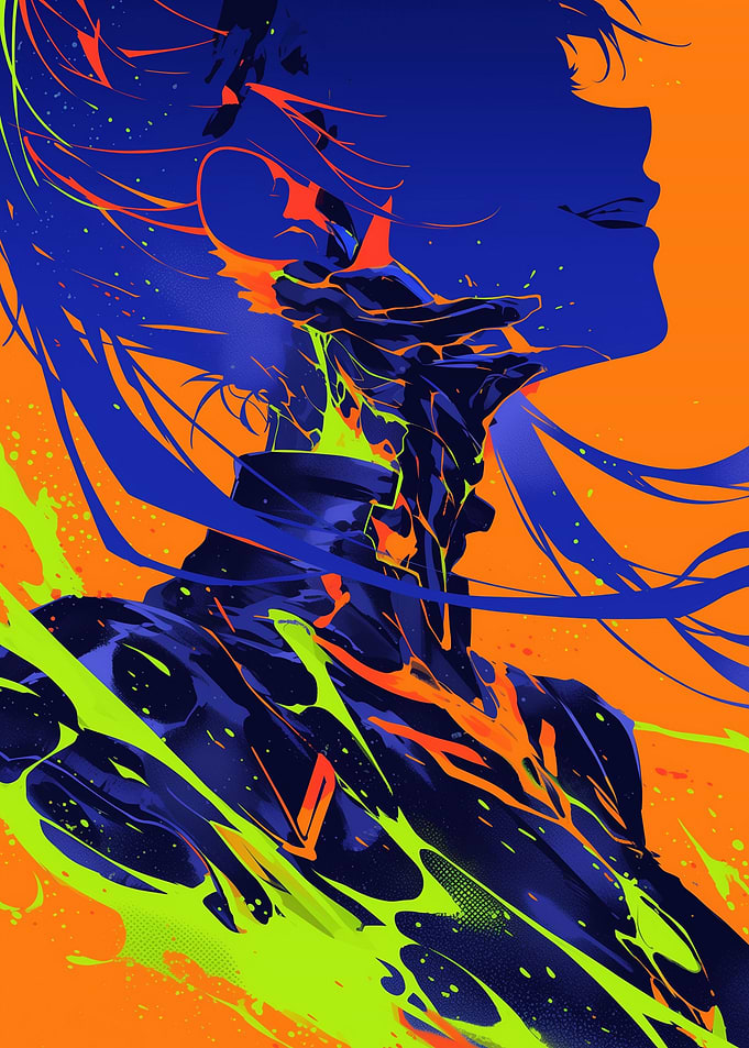 Neon Anime Profile