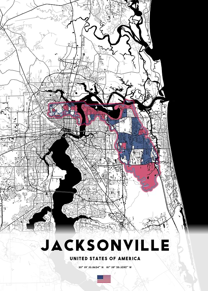 Jacksonville City Map