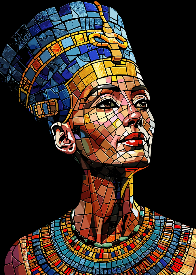 Nefertiti Mosaic Portrait
