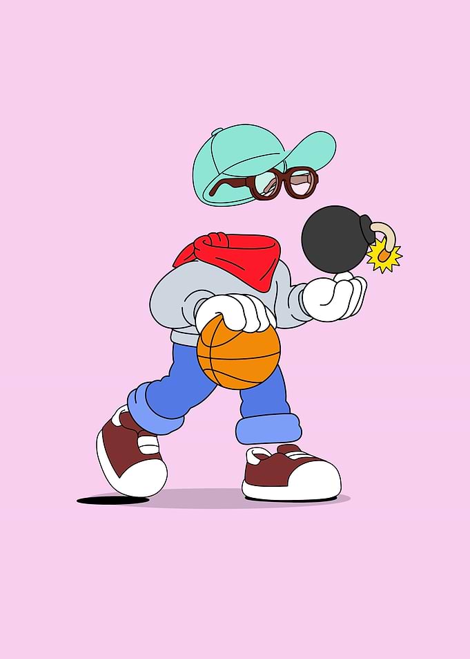 Headless Basketball Player
