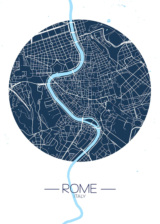 Rome City Map