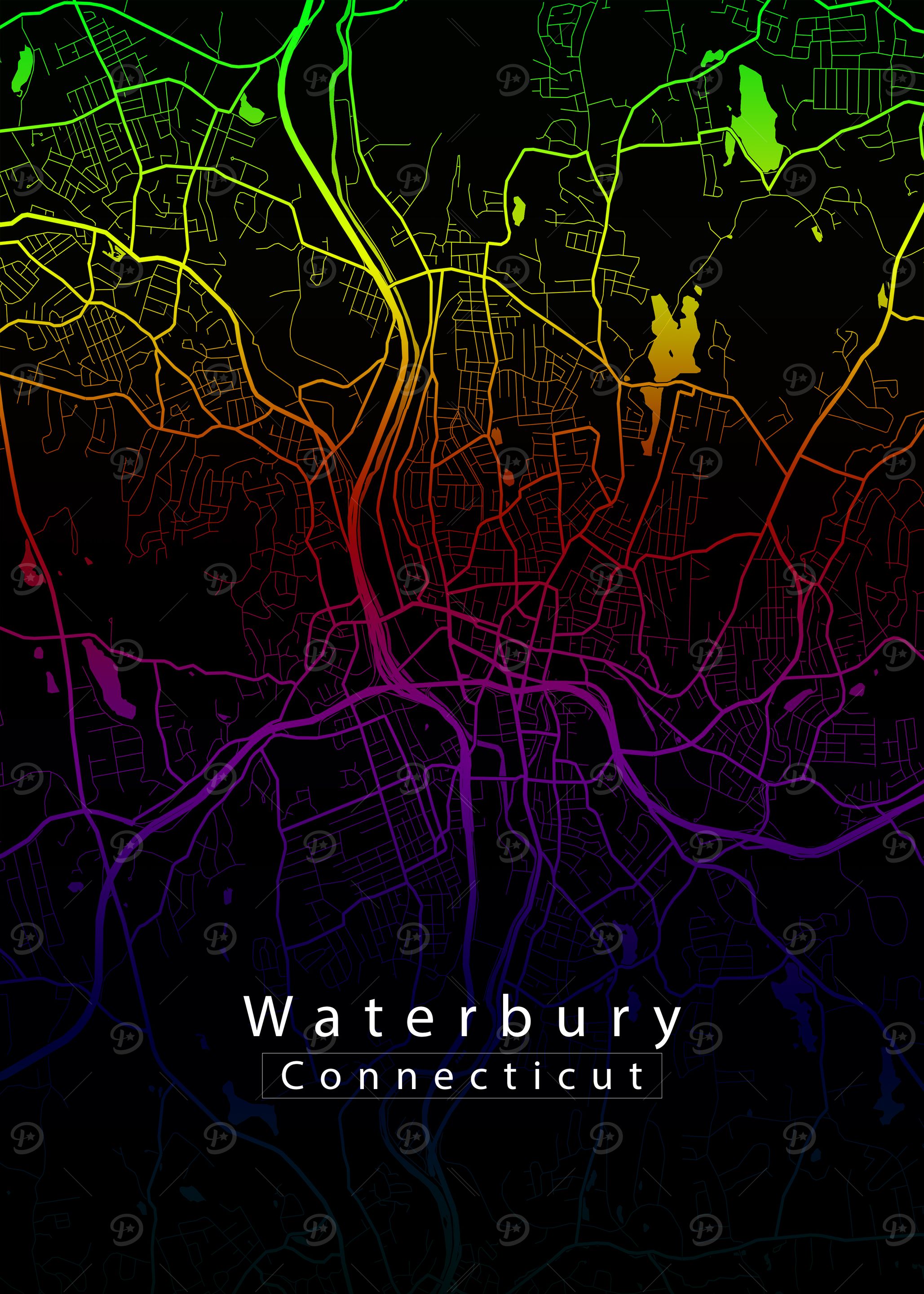 Waterbury Connecticut Map