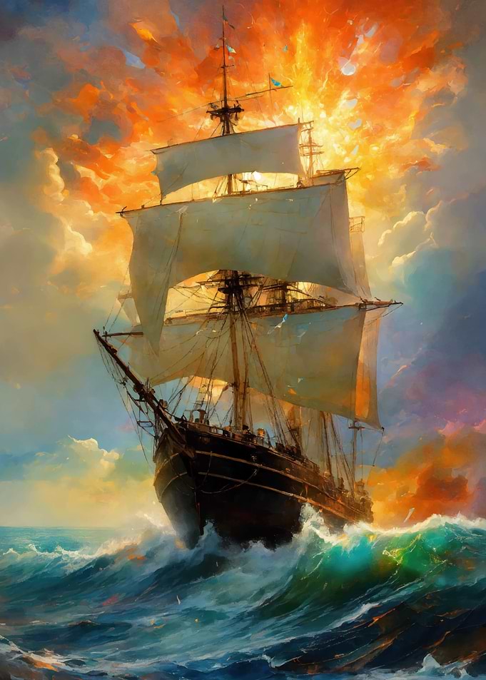Sailing into Sunset