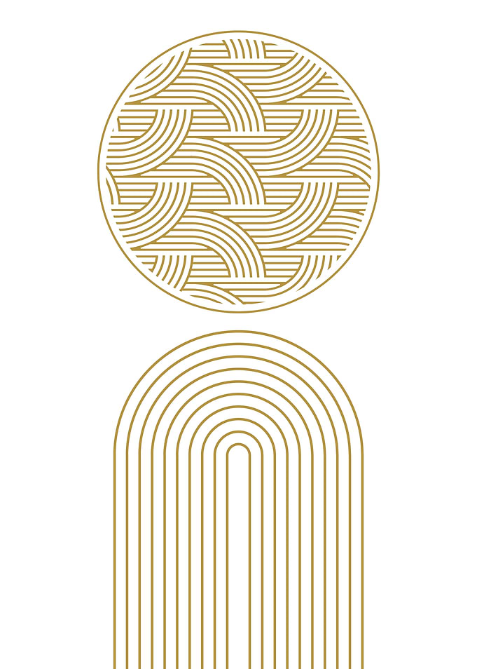 Geometric Line Art Print