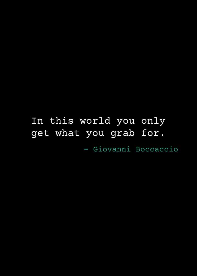 Giovanni Boccaccio Quote