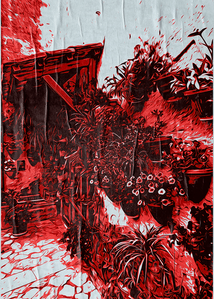 Red Garden Path