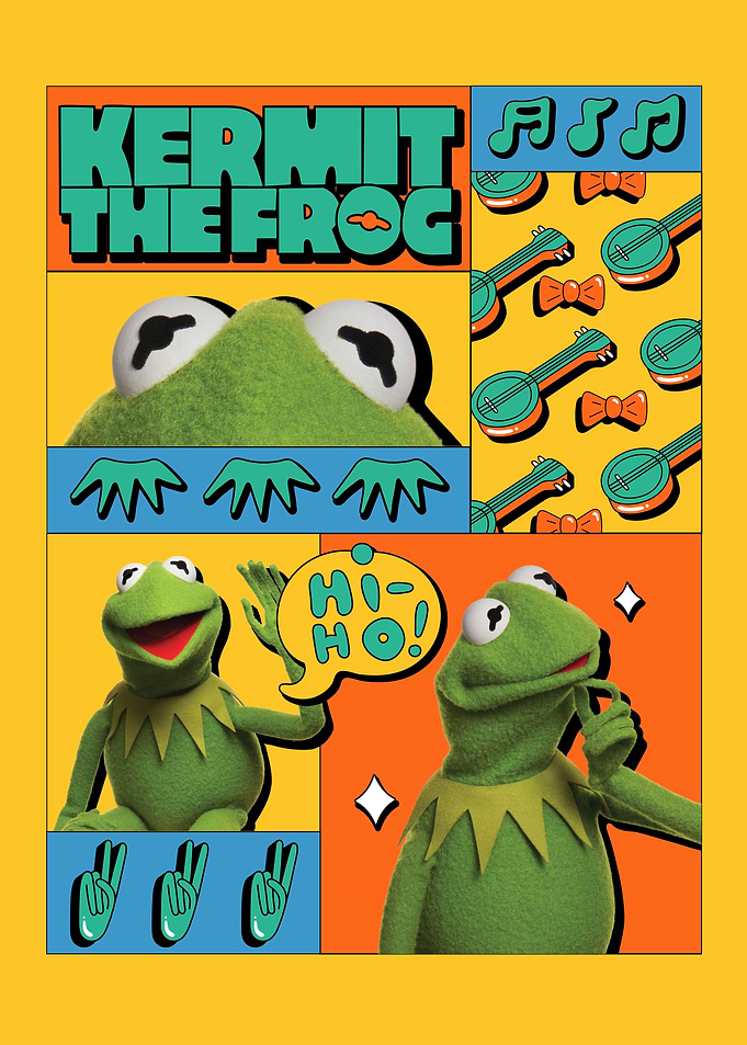 Many Kermits Collage