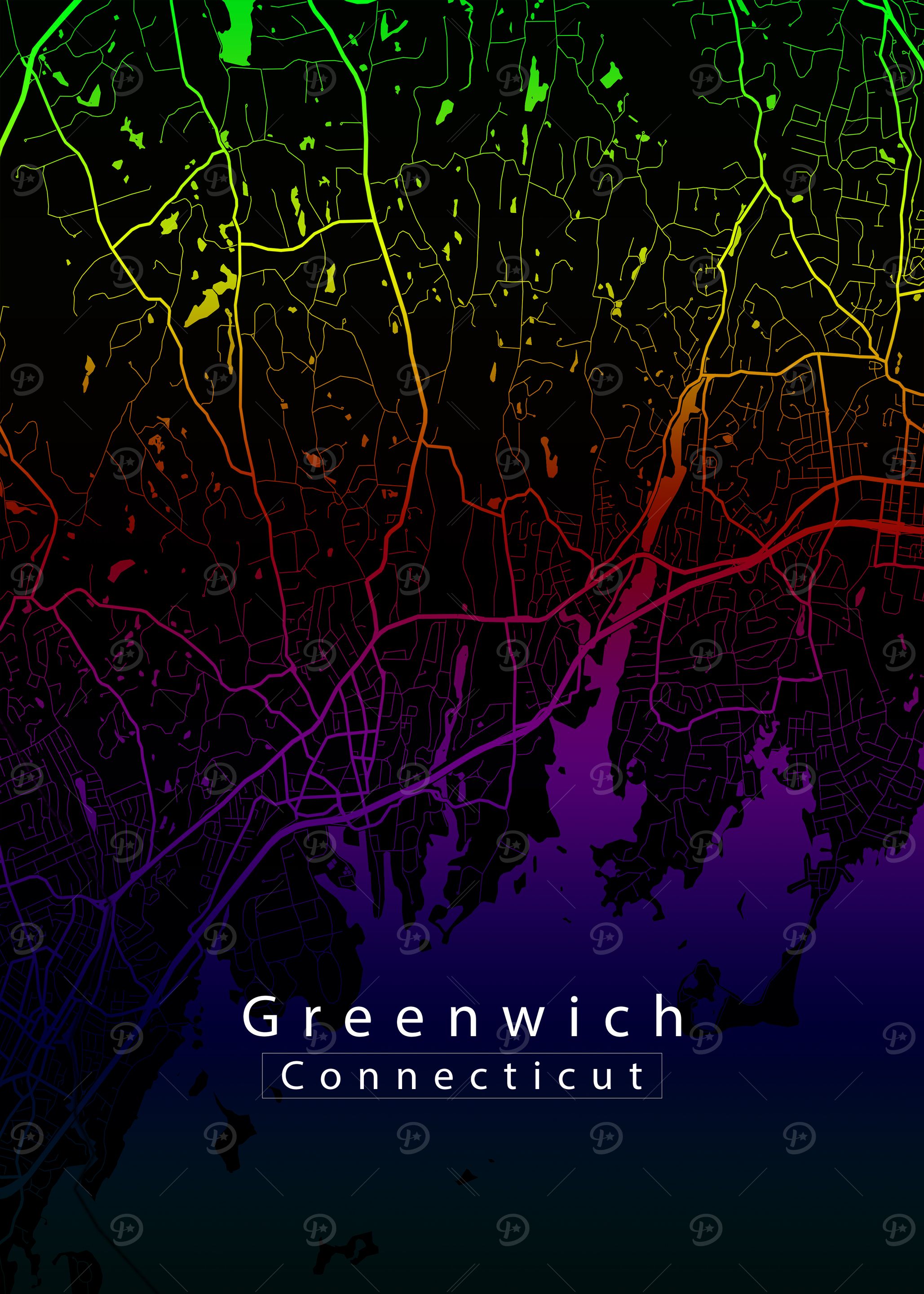Greenwich Connecticut Map