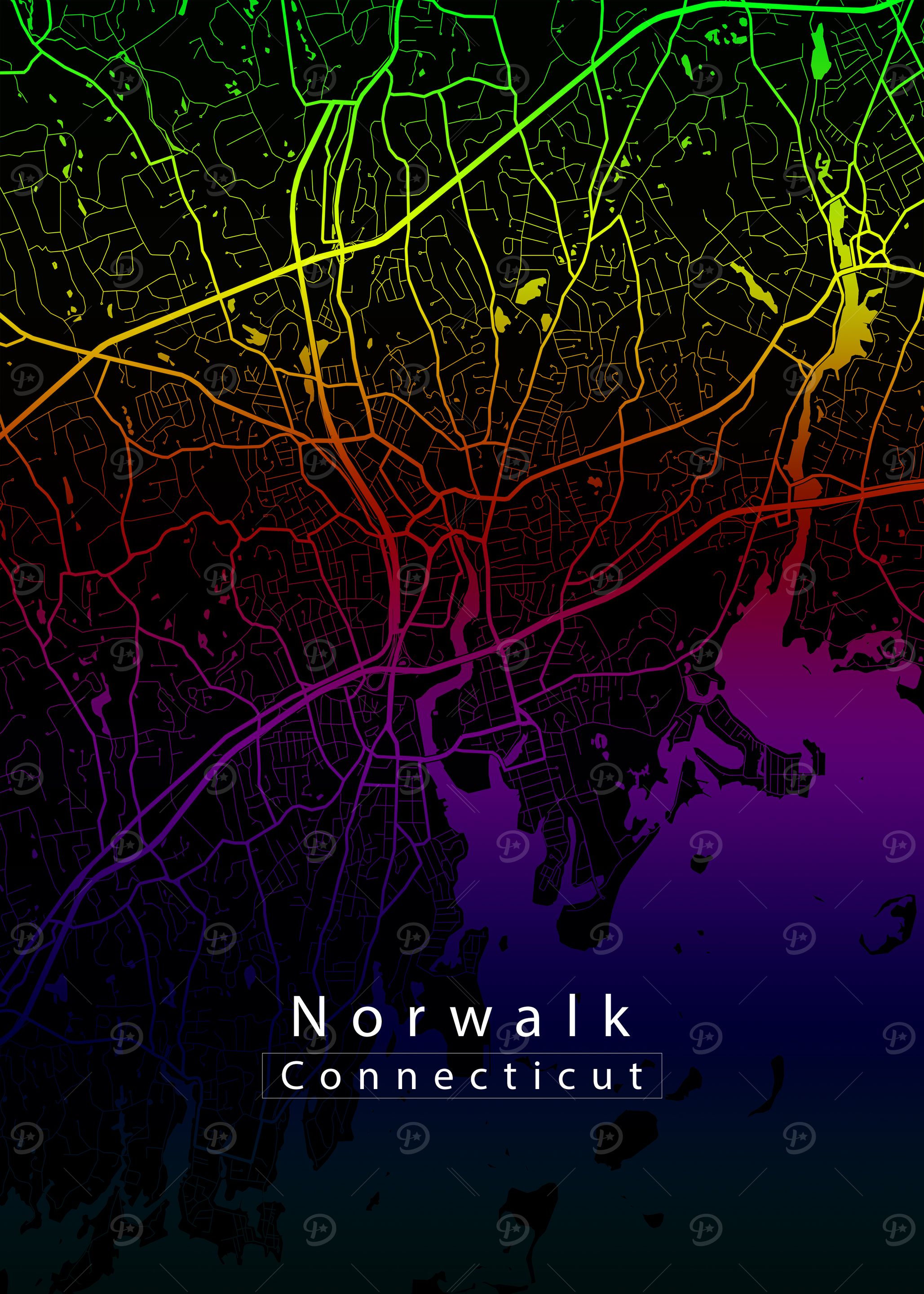 Norwalk Connecticut Map