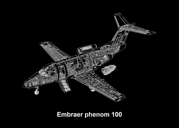 Embraer Phenom 100 Diagram