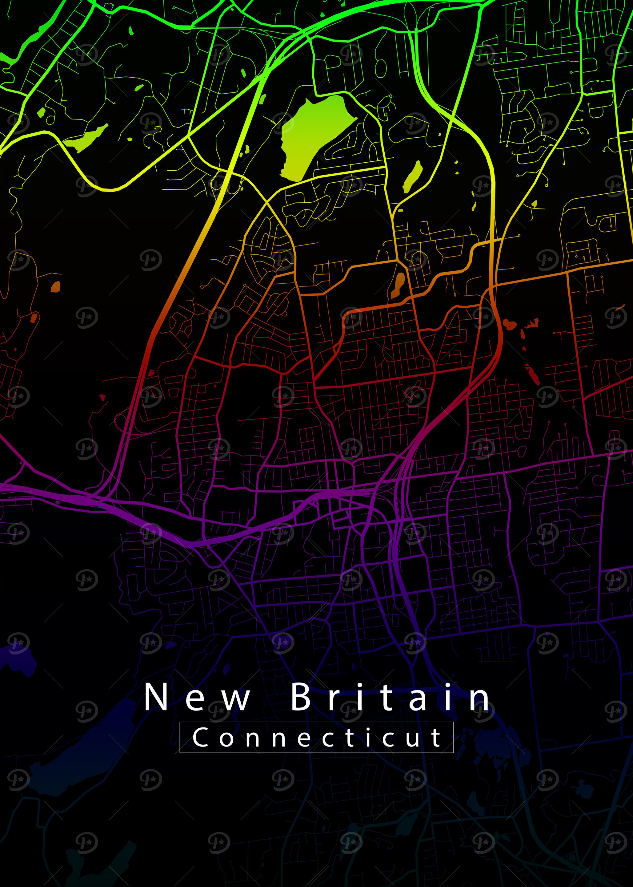 New Britain Connecticut Map