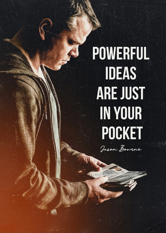 Jason Bourne Quote Poster