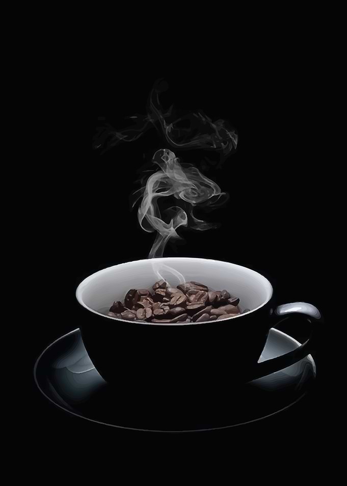 Coffee Beans in Cup