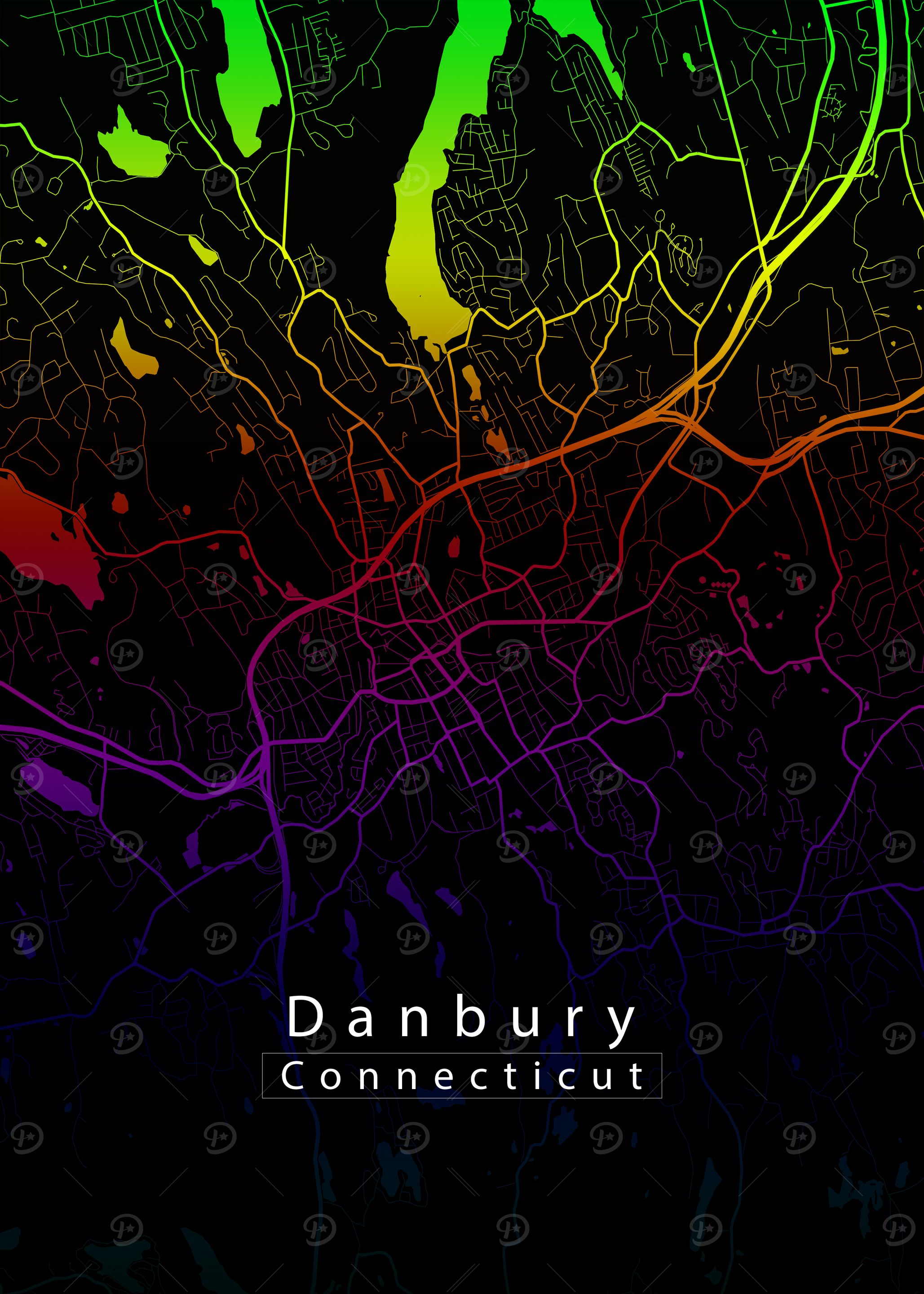 Danbury Connecticut Map