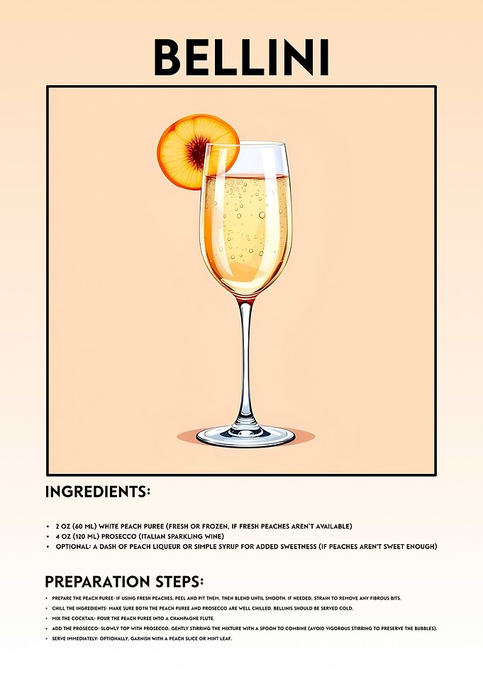 Bellini Cocktail Recipe