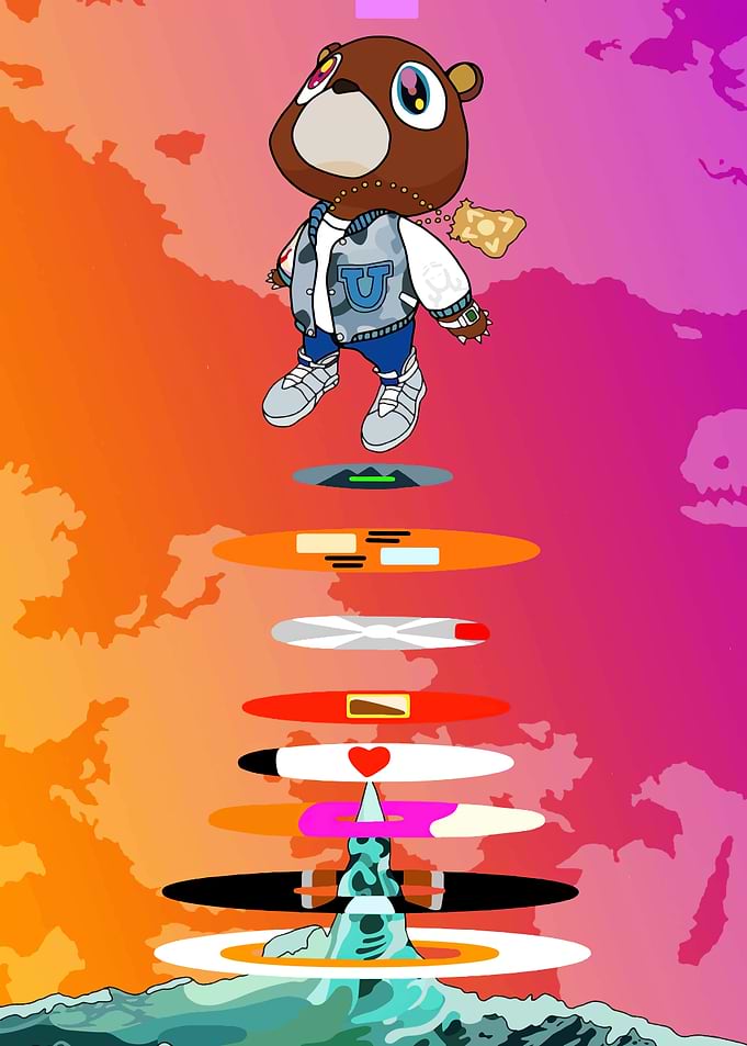Kanye West Bear Mascot