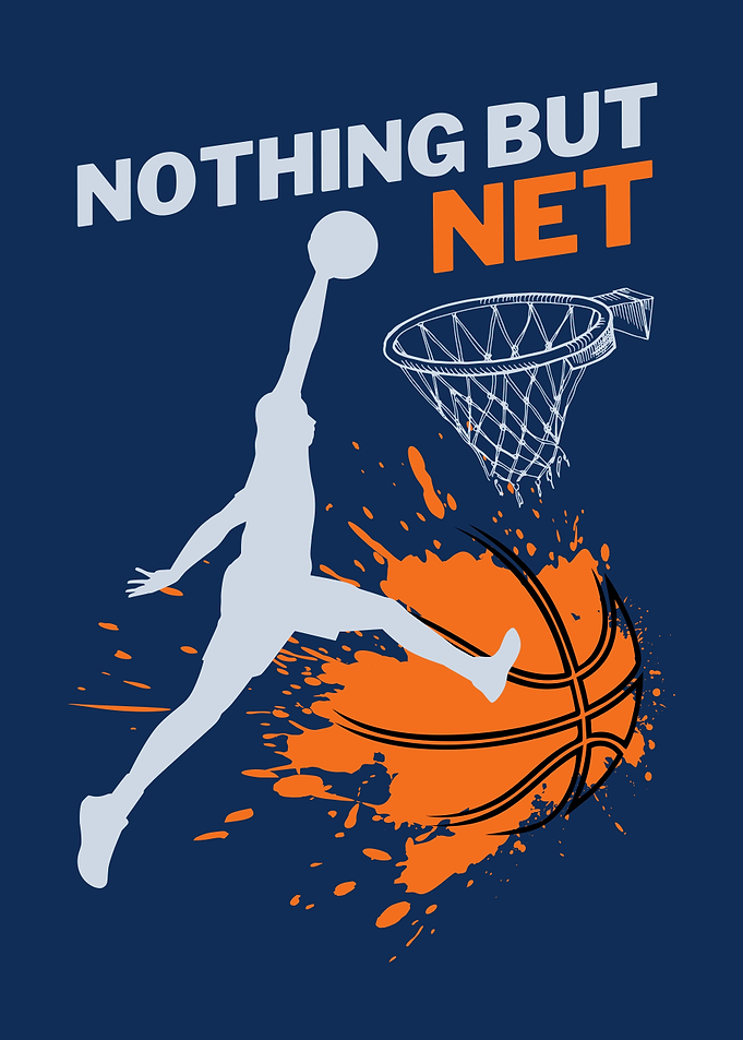 Basketball Dunk Graphic