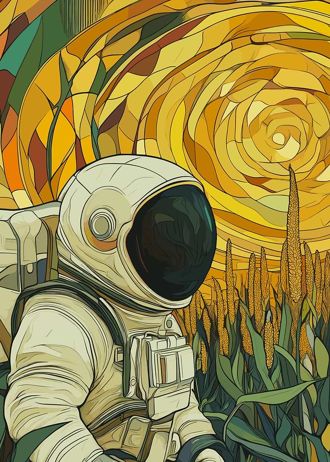 Astronaut in Field