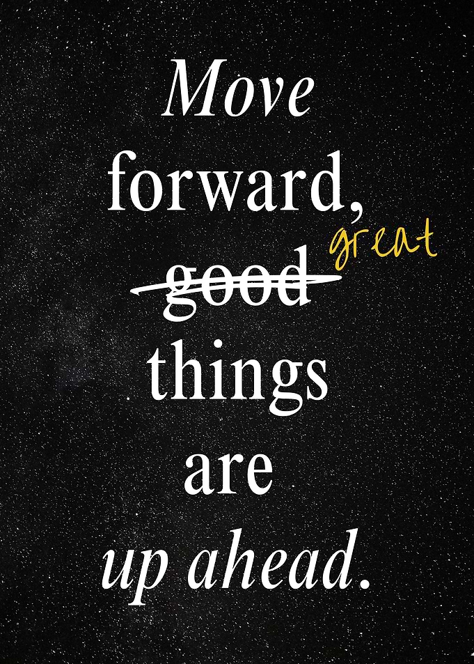 Move Forward Motivational Quote