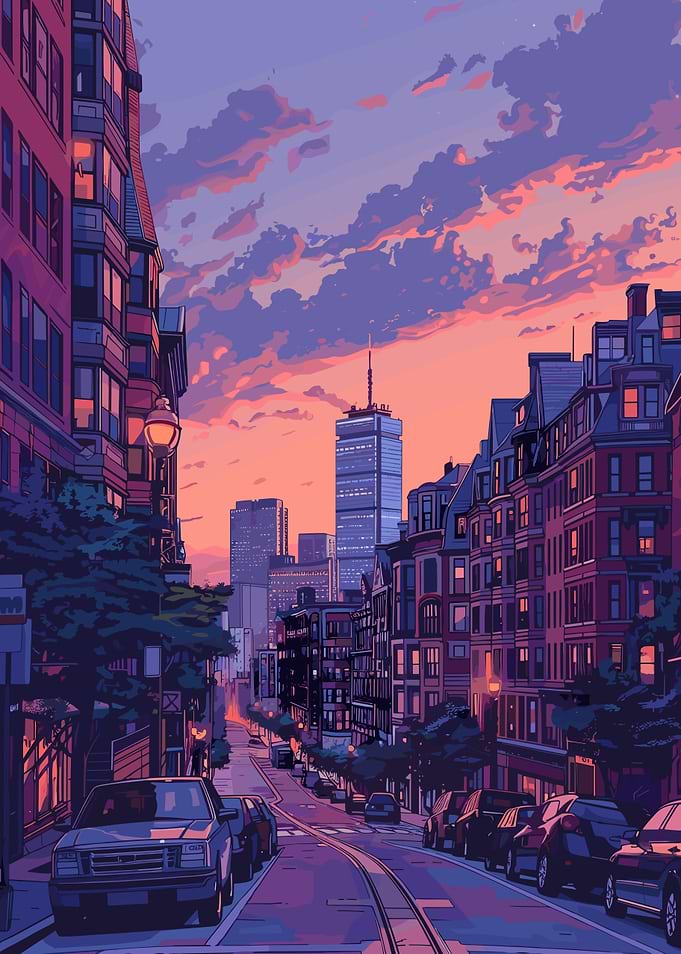 Cityscape Sunset