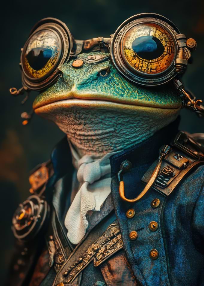 Steampunk Frog